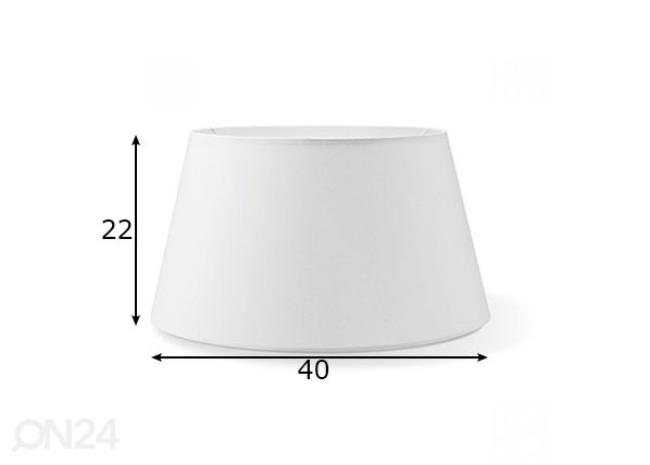 Lambivari Largo ⌀40xh22 cm mõõdud