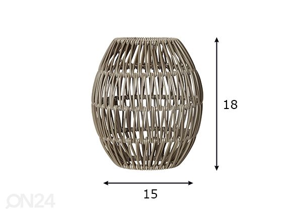 Lambivari Linde 15 cm mõõdud