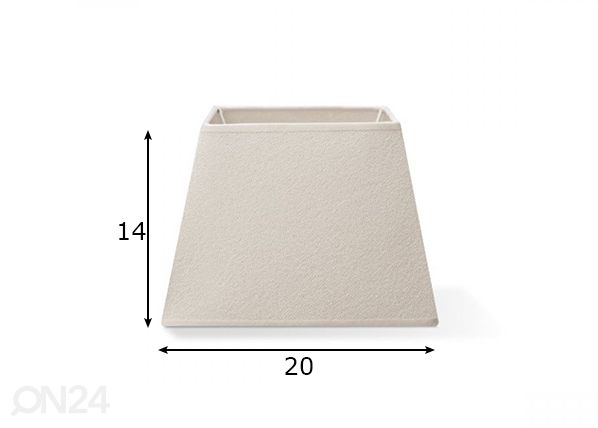 Lambivari Melrose 20x20xh14 cm mõõdud