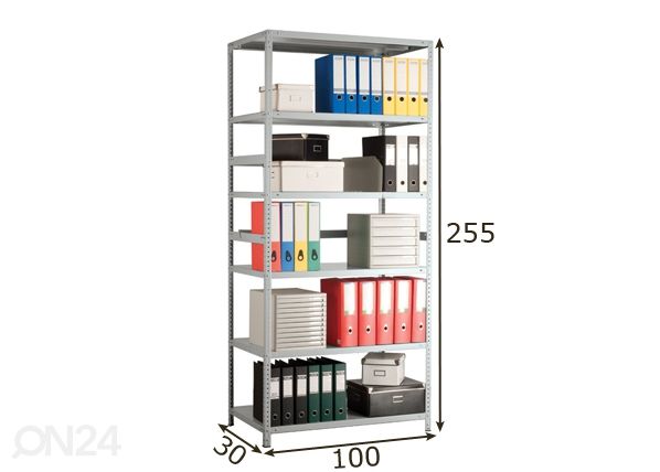 Laoriiul MS Strong 255x100x30 cm mõõdud