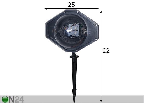Laser Ledlight mõõdud