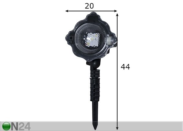 Laser Ledlight mõõdud