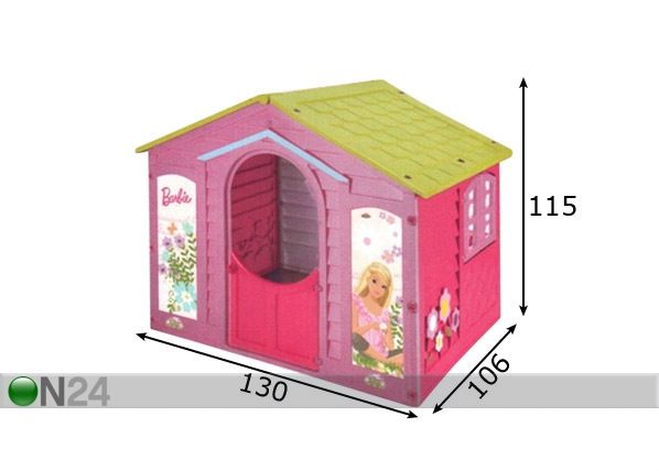 Laste aiamaja Barbie mõõdud