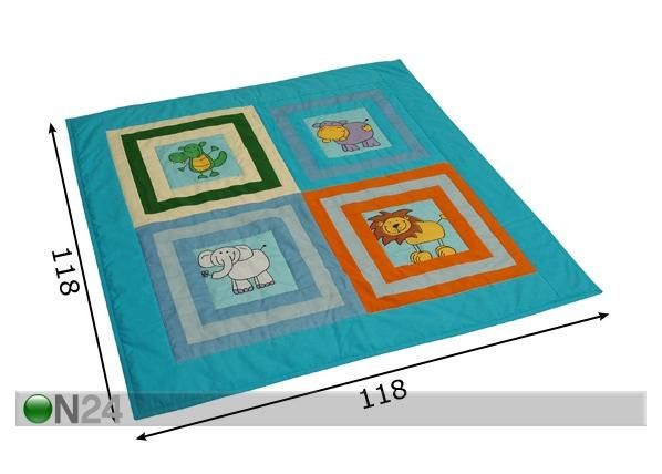 Laste lapitekk Loomaaed mõõdud