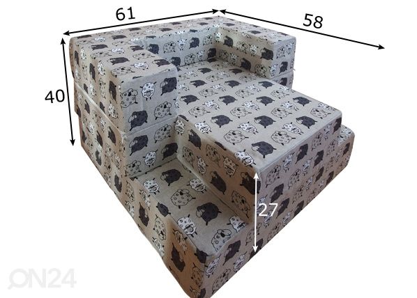 Laste madrats-tool mõõdud