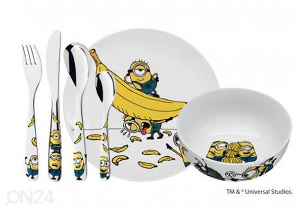 Laste sööginõude komplekt WMF Minions 6-osaline