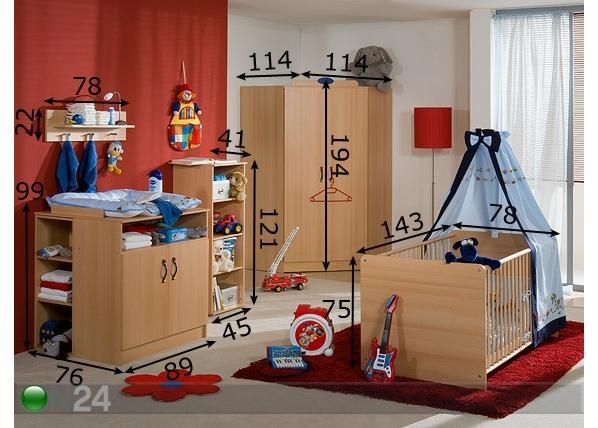 Lastetoakomplekt Nico III mõõdud