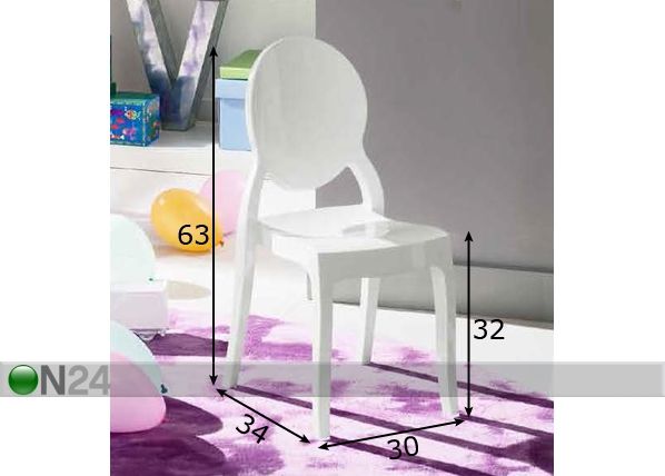 Lastetool Puffetta, 4 tk mõõdud