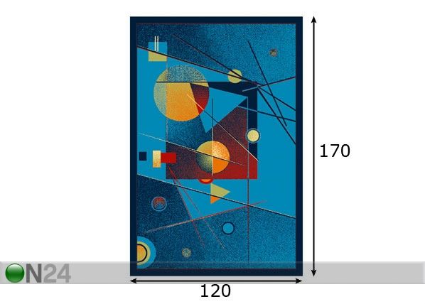 Lastevaip Fa sinine 120x170 cm mõõdud