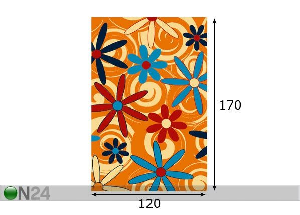 Lastevaip Fiesta 120x170 cm mõõdud