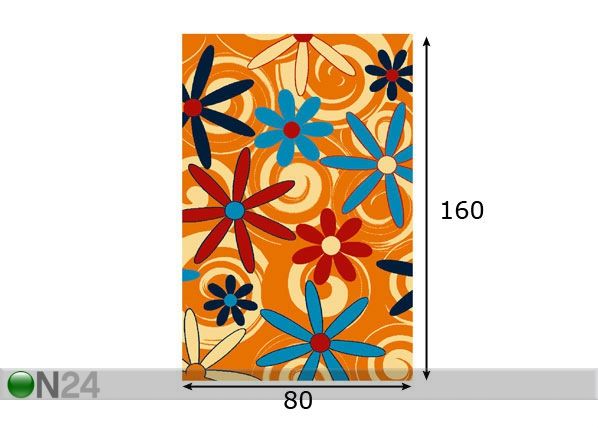 Lastevaip Fiesta 80x160 cm mõõdud