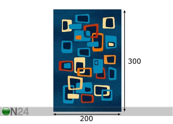 Lastevaip Funky 200x300 cm mõõdud
