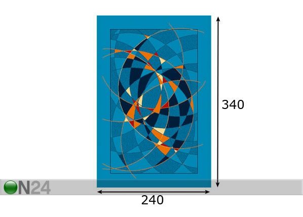 Lastevaip Gloster 240x340 cm mõõdud