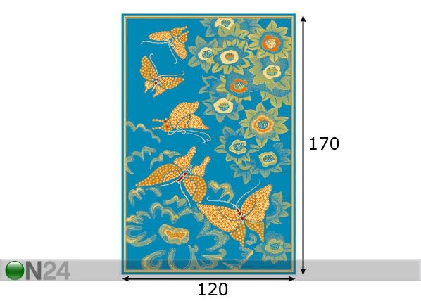 Lastevaip Nesi 120x170 cm mõõdud