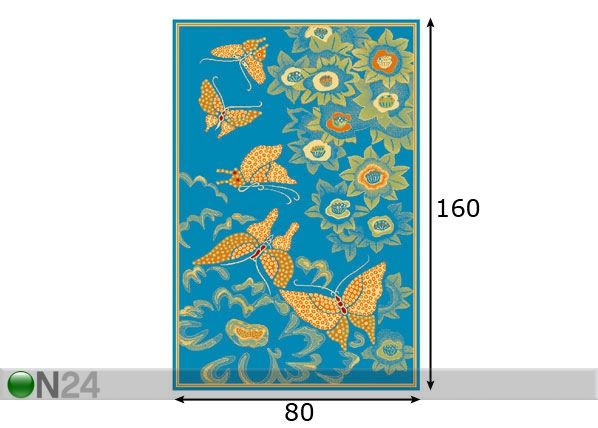 Lastevaip Nesi 80x160 cm mõõdud