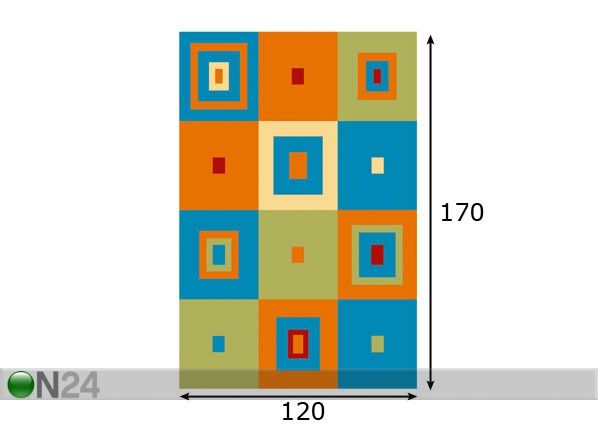 Lastevaip Plant 120x170 cm mõõdud
