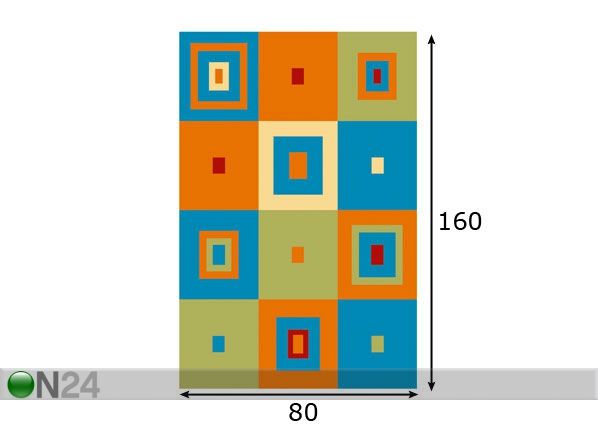 Lastevaip Plant 80x160 cm mõõdud