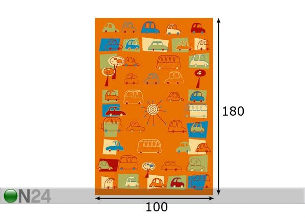 Lastevaip Traffic 100x180 cm mõõdud