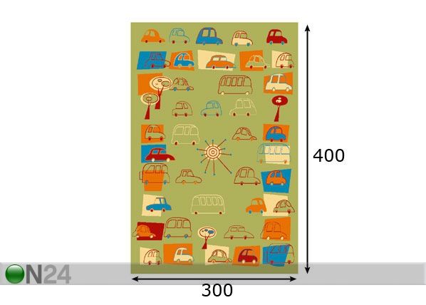 Lastevaip Traffic 300x400 cm mõõdud