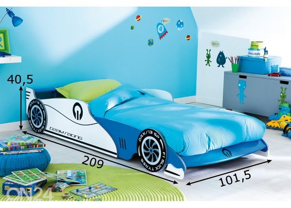 Lastevoodi Grand Prix 90x190/200 cm mõõdud
