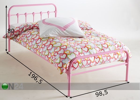 Lastevoodi Grany 90x190 cm mõõdud