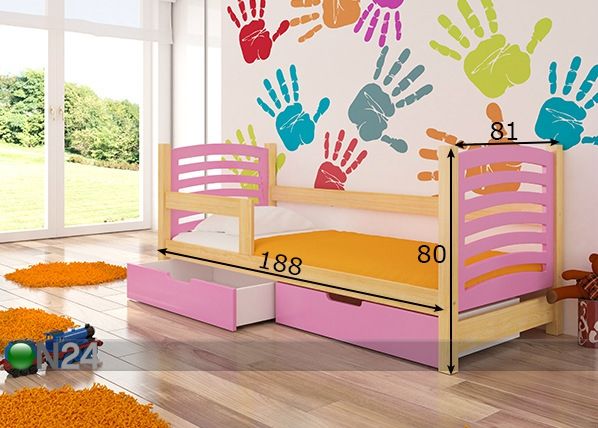 Lastevoodi komplekt 75x180 cm mõõdud