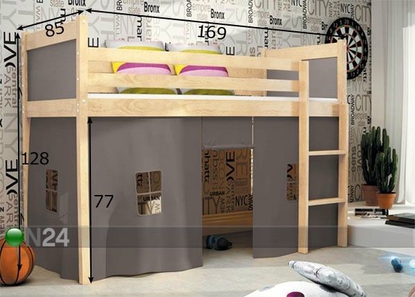 Lastevoodi komplekt 80x160 cm mõõdud