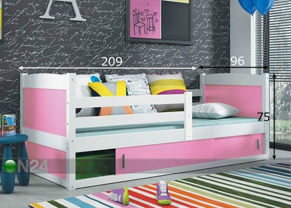 Lastevoodi komplekt 90x200 cm mõõdud