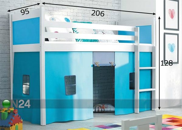 Lastevoodi komplekt 90x200 cm mõõdud