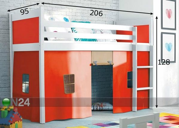 Lastevoodi komplekt 90x200 cm mõõdud