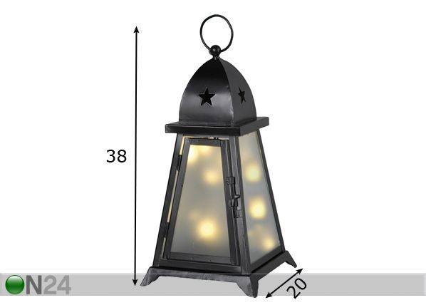 Latern Fyris 40cm mõõdud