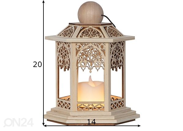 Latern Lace mõõdud