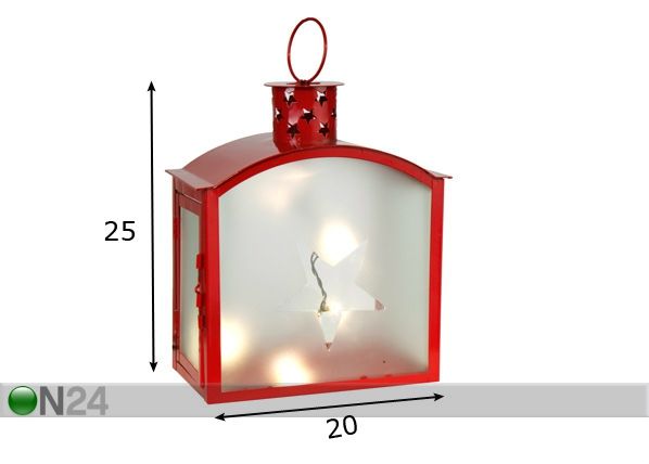 Latern Staris 25cm