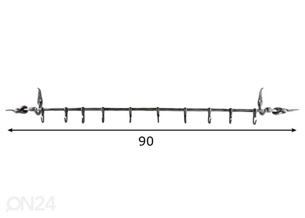 Lattnagi kööki sõlmega 90cm mõõdud