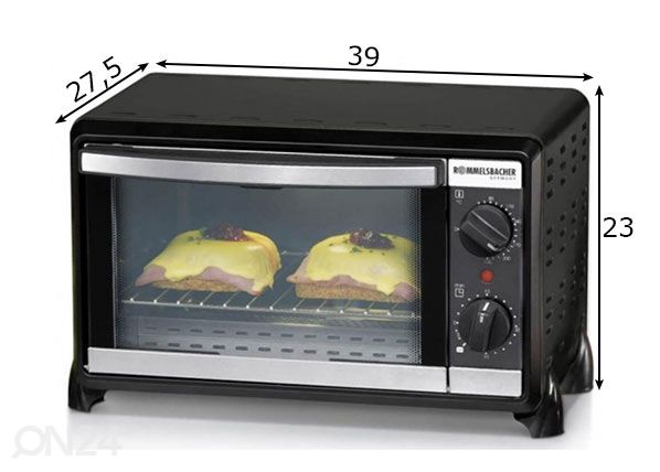 Lauaahi Rommelsbacher BG950 mõõdud