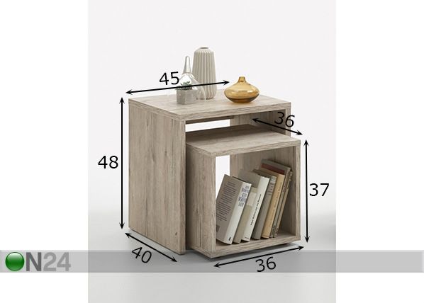 Lauakomplekt Duo mõõdud