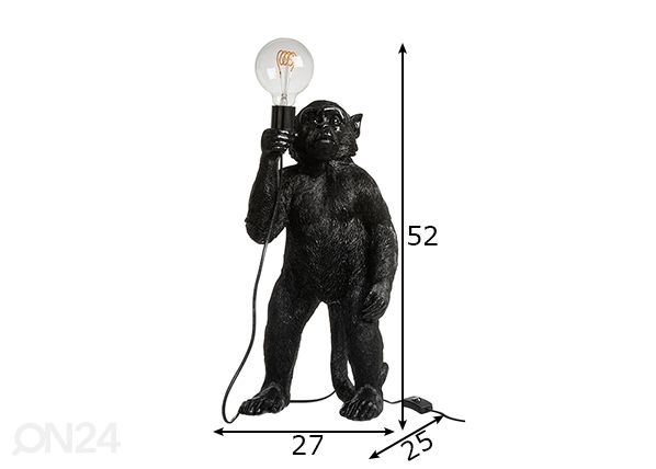 Laualamp Ape mõõdud