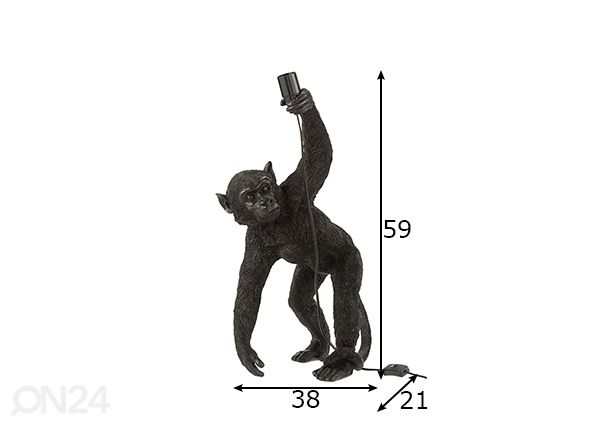 Laualamp Ape mõõdud