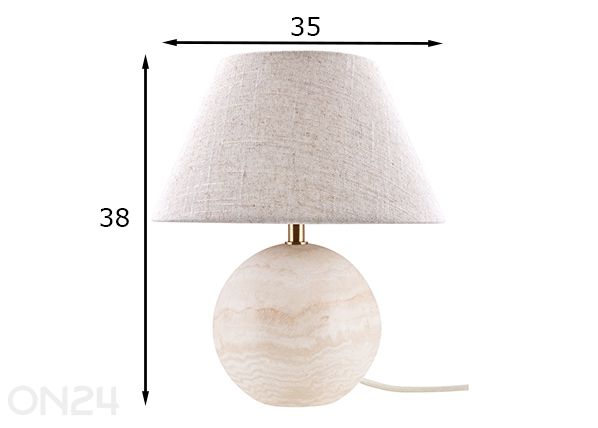 Laualamp Castello 35 mõõdud