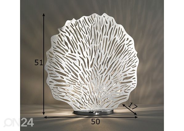 Laualamp Coral mõõdud
