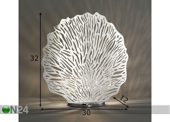 Laualamp Coral mõõdud