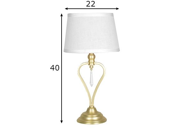 Laualamp Crystal mõõdud