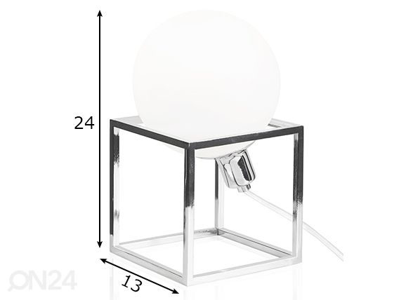 Laualamp Cube mõõdud