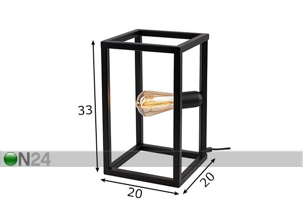 Laualamp Cube mõõdud