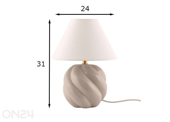 Laualamp Dahlia 24 mõõdud