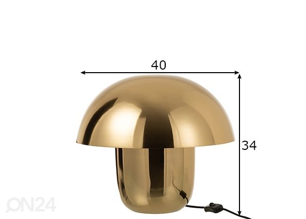Laualamp Goldie mõõdud