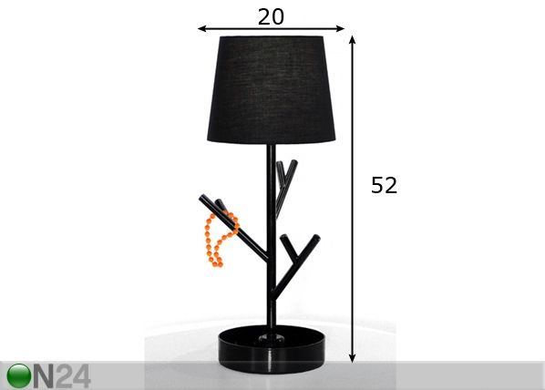 Laualamp Hanger mõõdud
