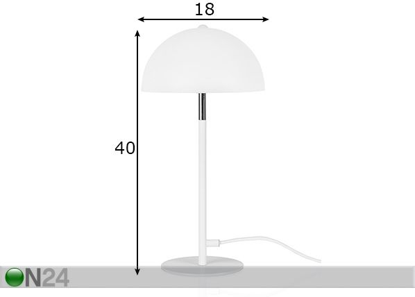 Laualamp Icon mõõdud