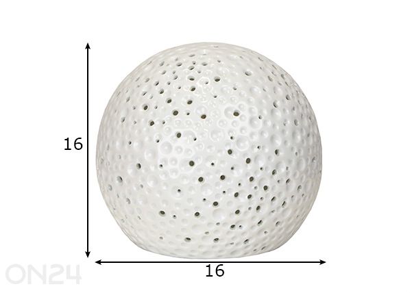 Laualamp Moonlight mõõdud