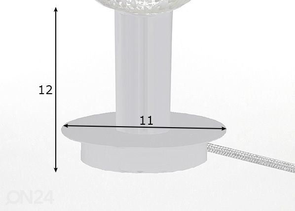 Laualamp Torch mõõdud